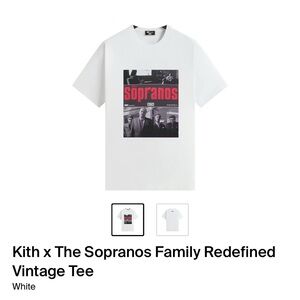 NWT - Kith x The Sopranos Family Redefined VintageTee - White - S